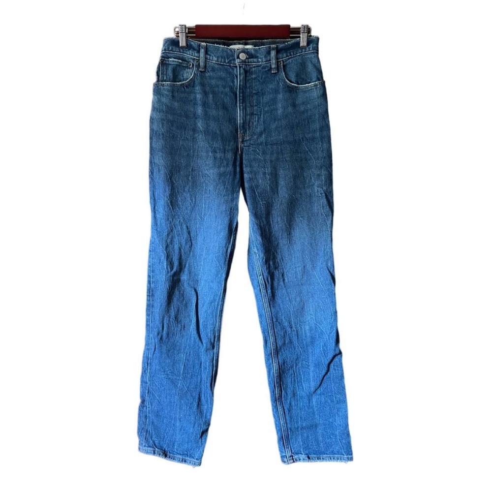 Abercrombie & Fitch Women's 90s Ultra High Rise Straight Leg Jeans Blue SZ 29/8